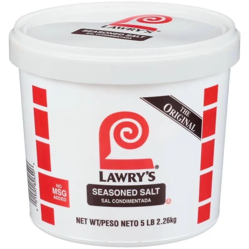 Lawry's by McCormick 2150080620, 5 Lb Kosher Seasoned Salt (4/case)