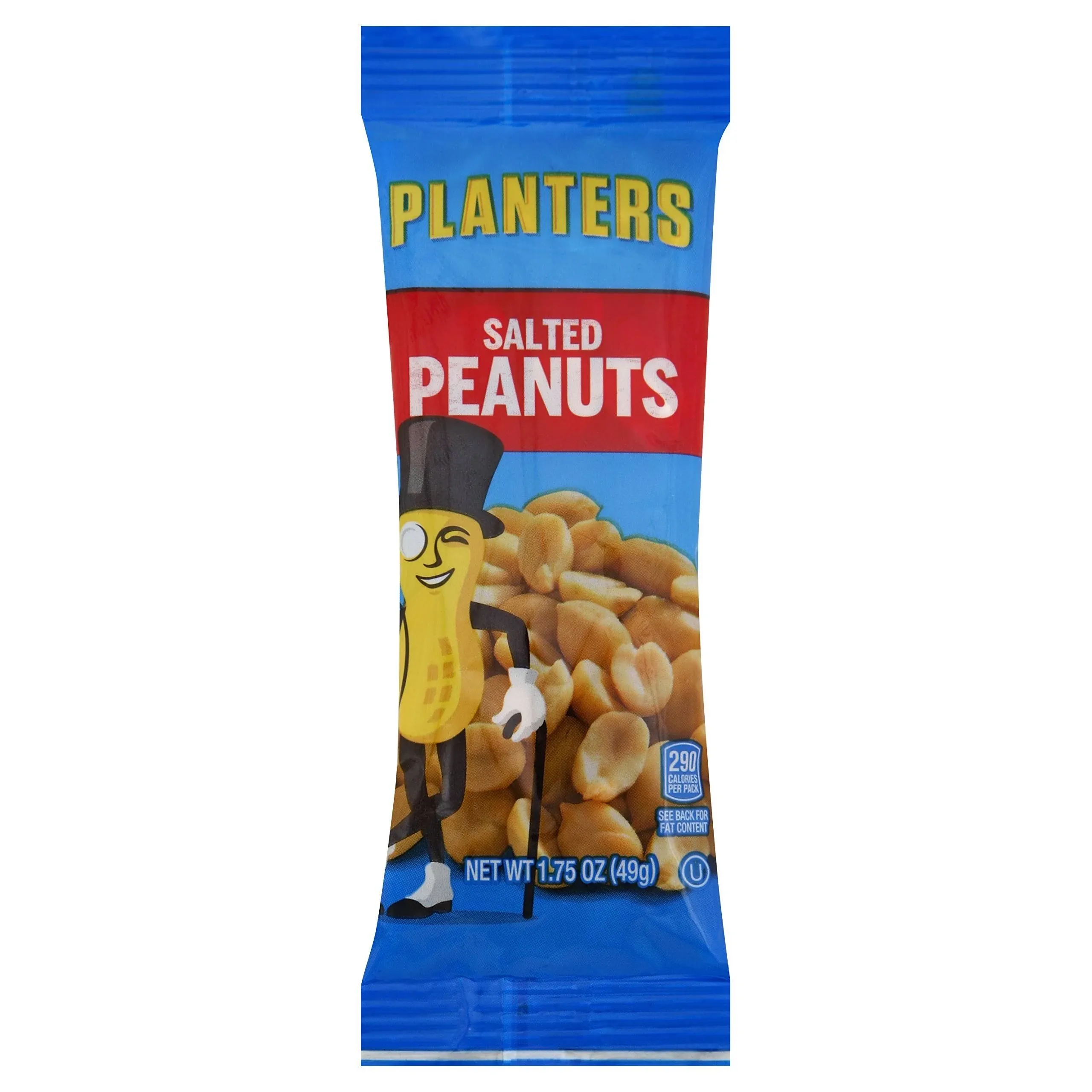 Salted Peanuts, 1.75 oz, 12/Box