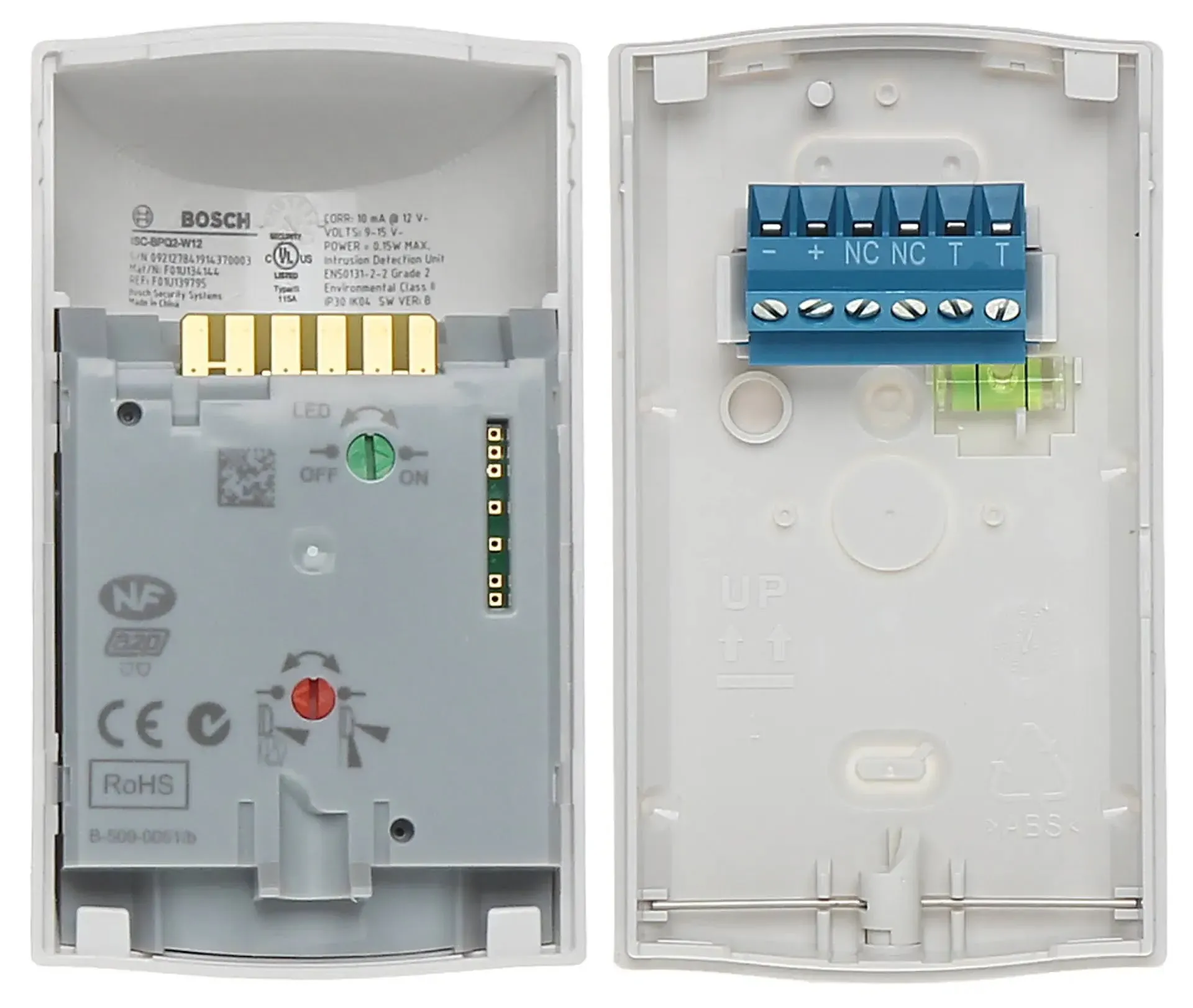 Bosch Blue Line Gen2 Quad PIR Motion Detector, ISC-BPQ2-W12