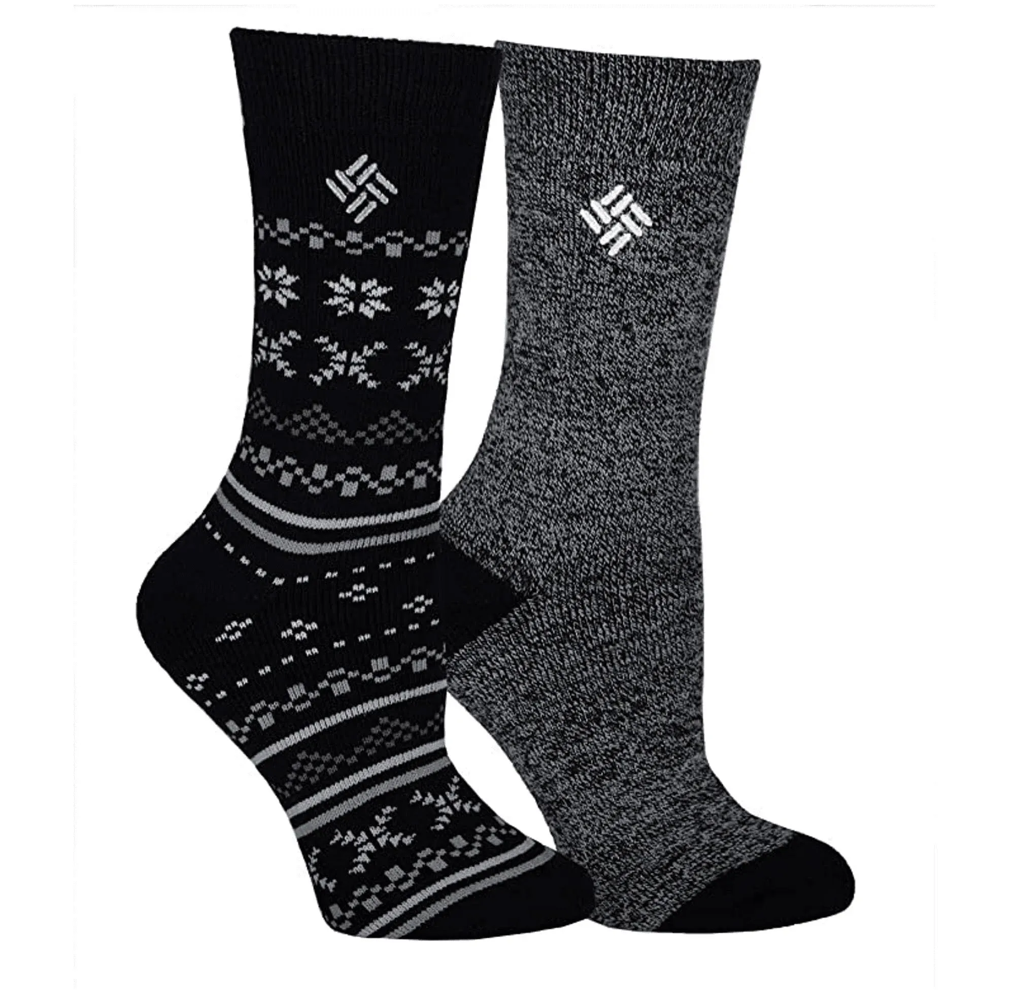 Columbia Women's Faire Isle Thermal Crew Socks 2 Pair