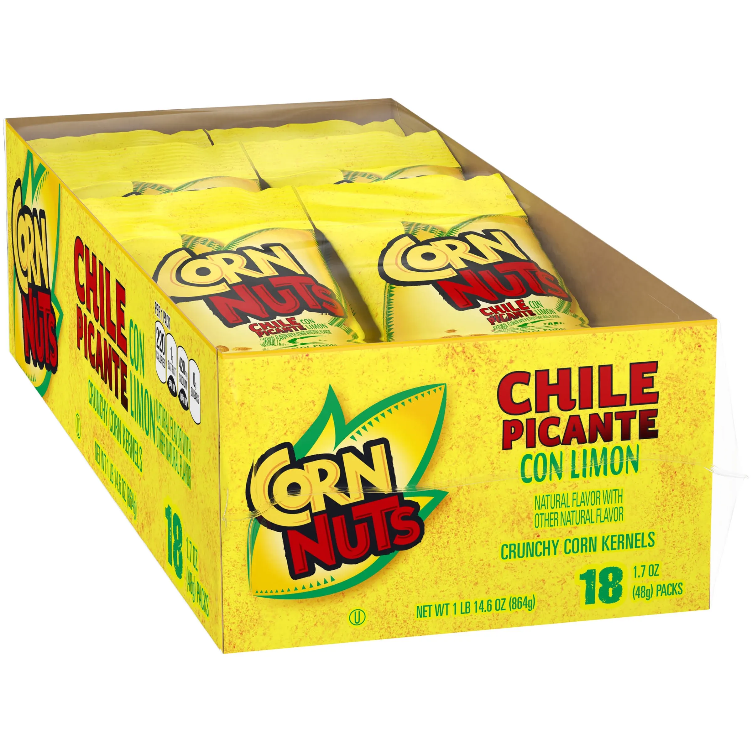 Corn Nuts Chile Picante con Limon Crunchy Corn Kernels (18 pk.)