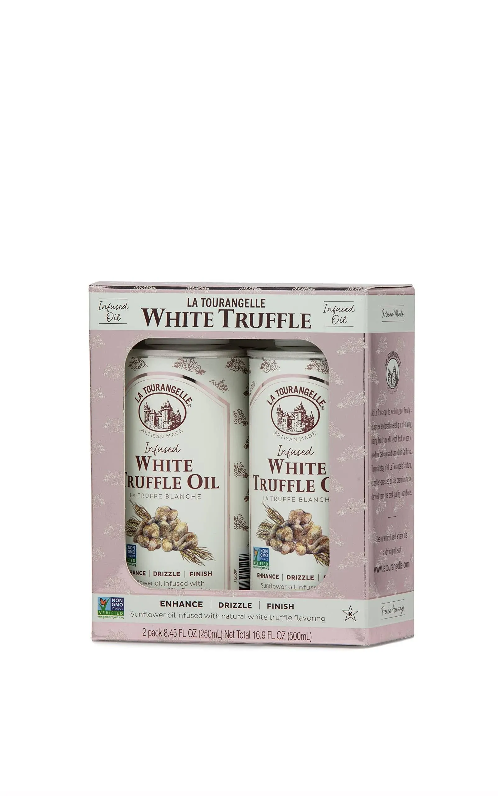 La Tourangelle White Truffle Oil, Complex Earthy Flavor for Drizzling over Pa...