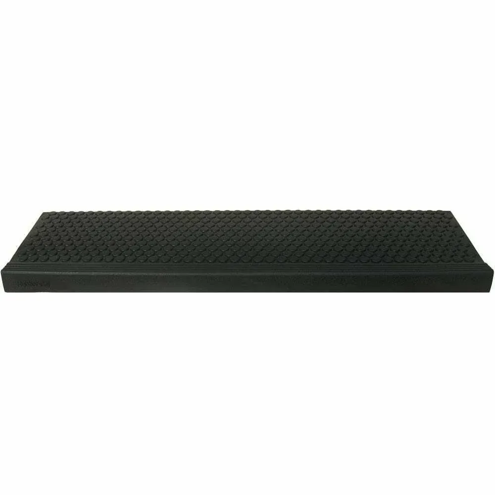 Rubber-Cal Rubber Step Mat Coin-Grip Water Resistant 10 in. x 36 in. (6-Pack)