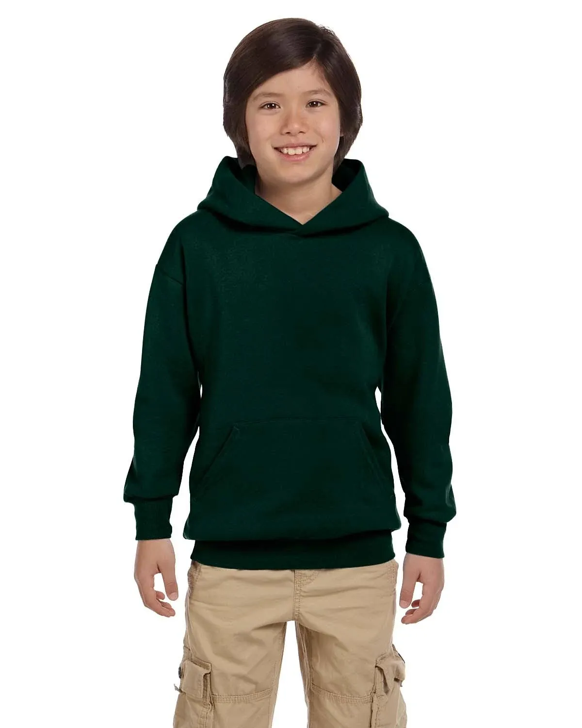 Hanes Youth EcoSmart Pullover Hooded Sweatshirt Boy's