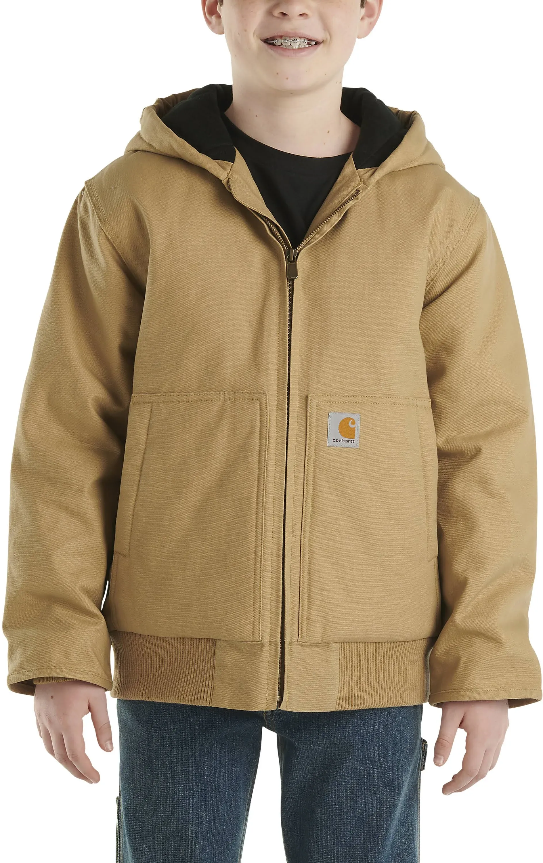 Carhartt Girls' Work Active Jacket Dkbrwn01