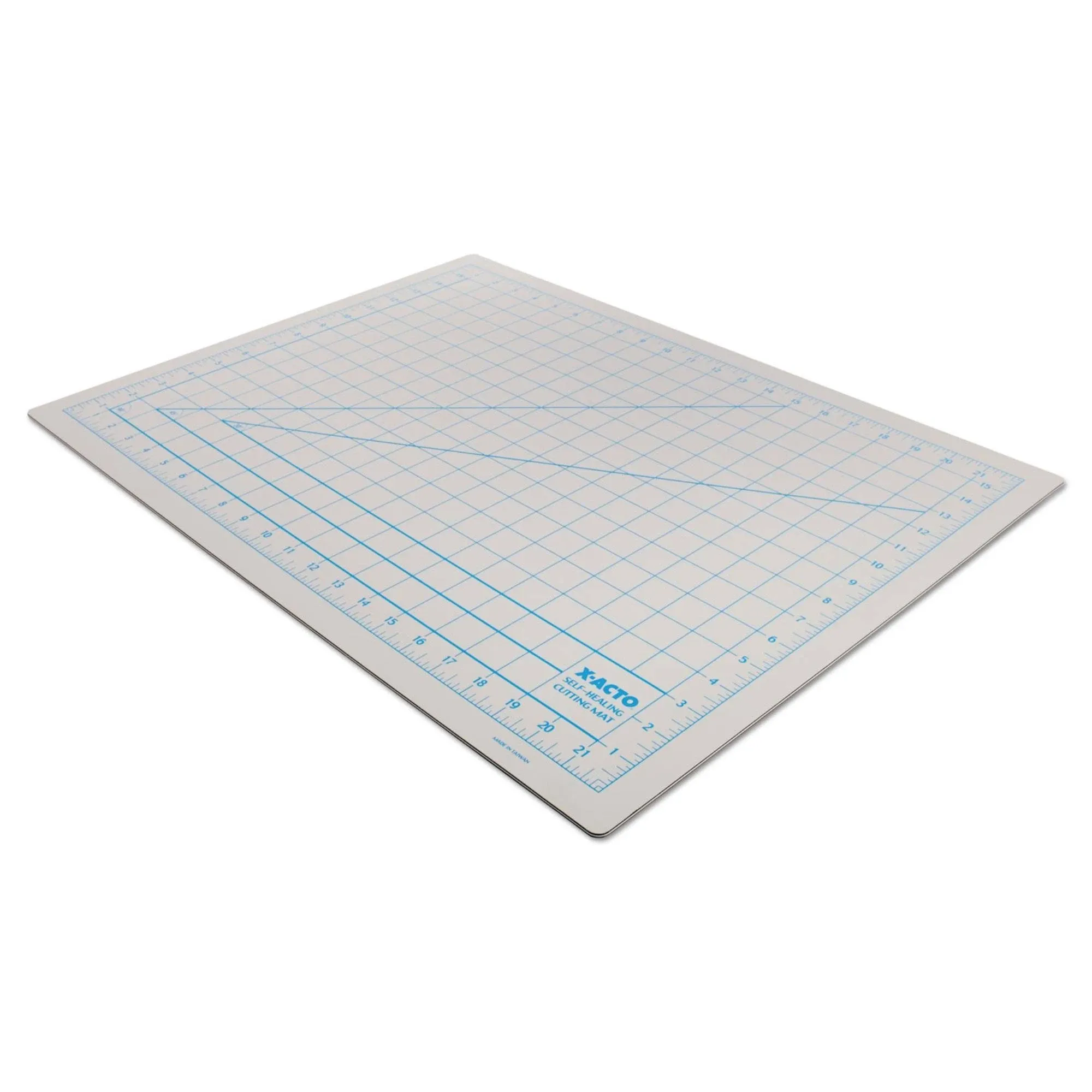 X-Acto - Self-Healing Cutting Mat, Nonslip Bottom, 1" Grid, 18 x 24, Gray