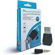 RALAN PS4 Bluetooth Dongle Adapter USB 4.0, Wireless Mini Microphone USB Audio Adapter Receiver Compatible with PS4 /PS5 Playstation/Support A2DP HFP HSPRALAN PS4 Bluetooth Dongle Adapter USB 4.0, Wireless Mini Microphone USB Audio Adapter Receiver Compa