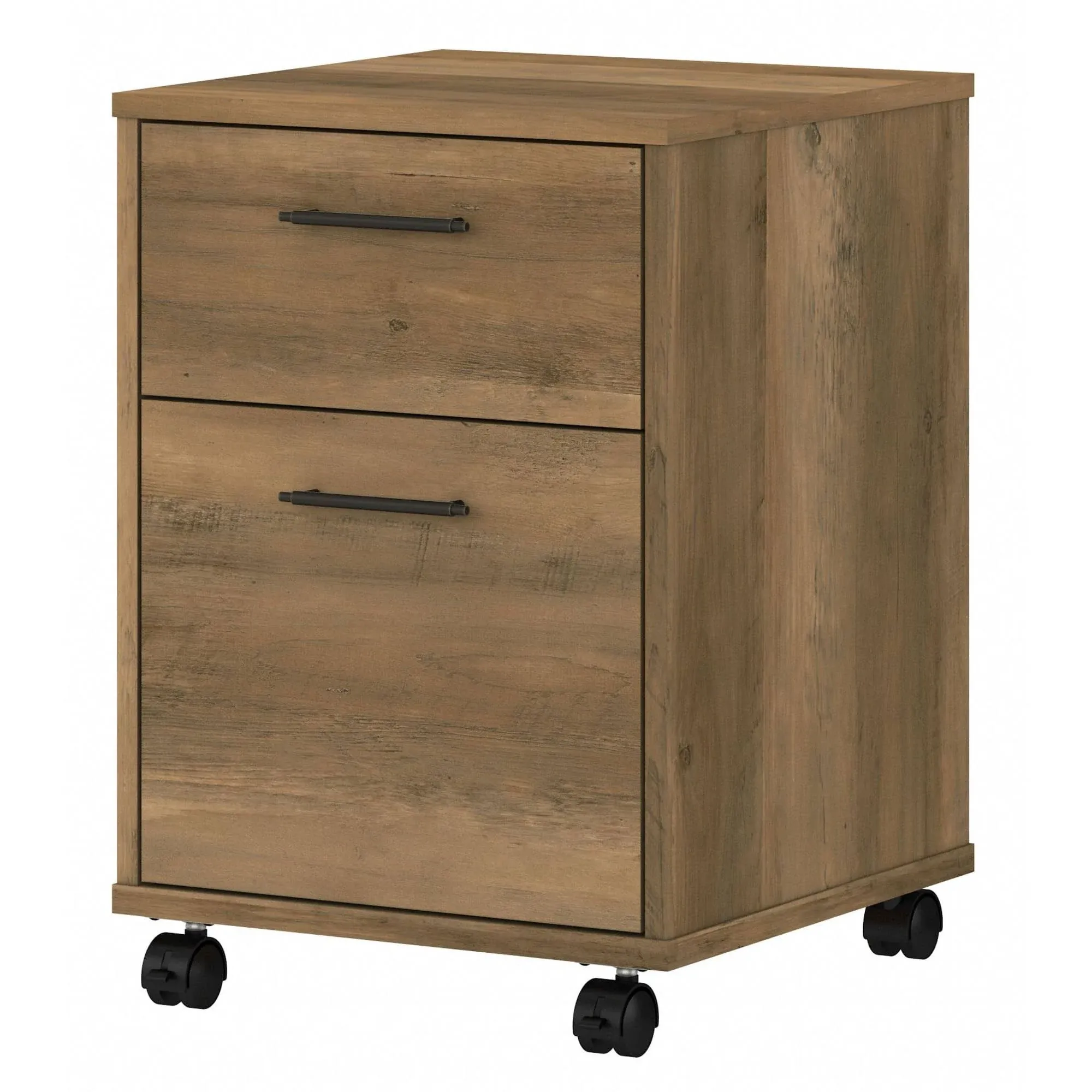 Key West 2 Drawer Mobile File Cabinet in Reclaimed Pine - Engineered Wood