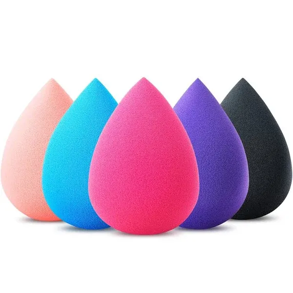 Hygea Beauty Makeup Sponge - Set of 5 Multicoloured, Non-Latex, Soft Beauty ...