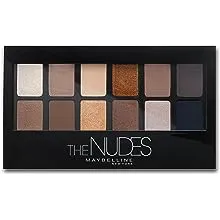 Maybelline New York The Nudes Eyeshadow Palette, 12 Shades