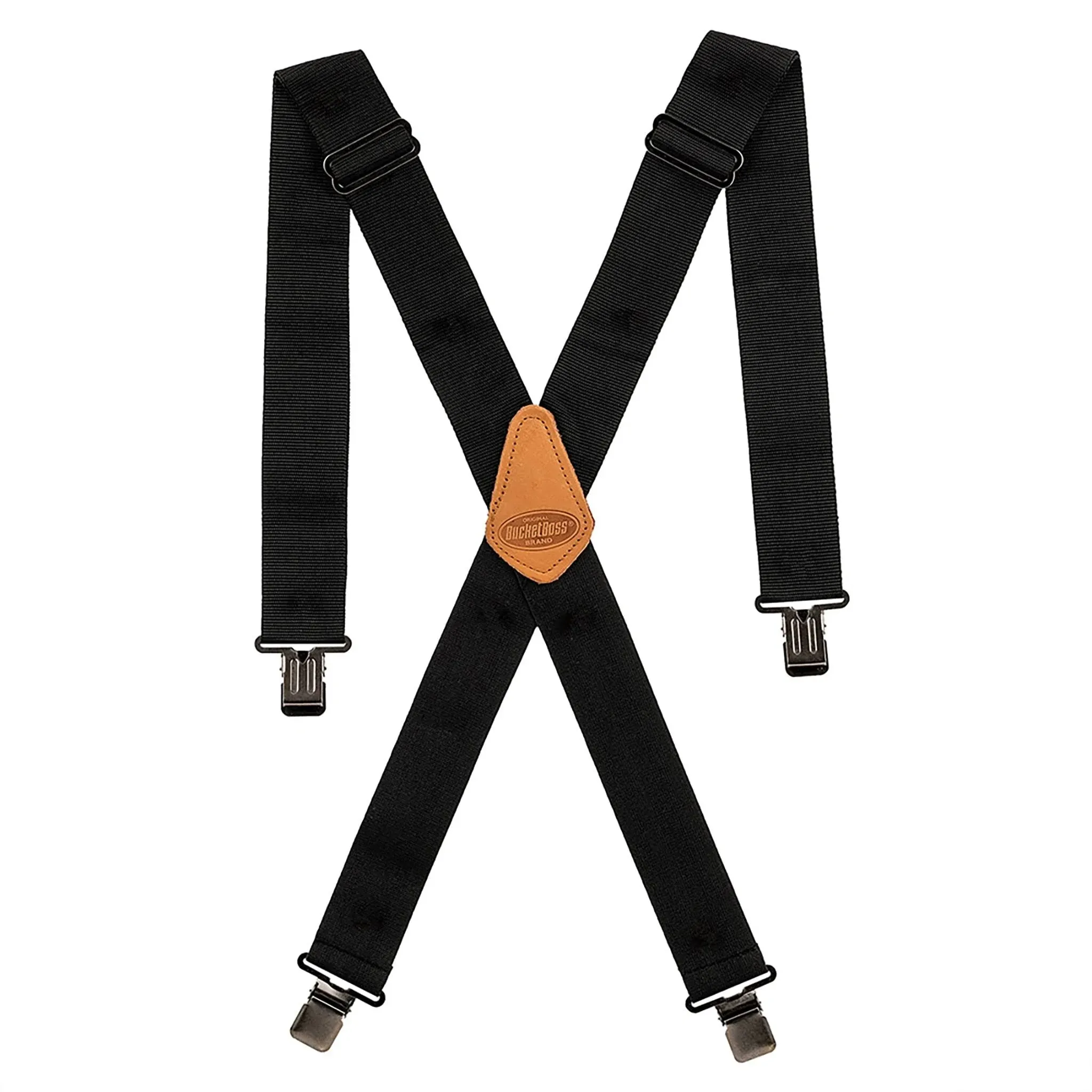 CTM Men's Heavy Duty Clip-End Work Suspenders