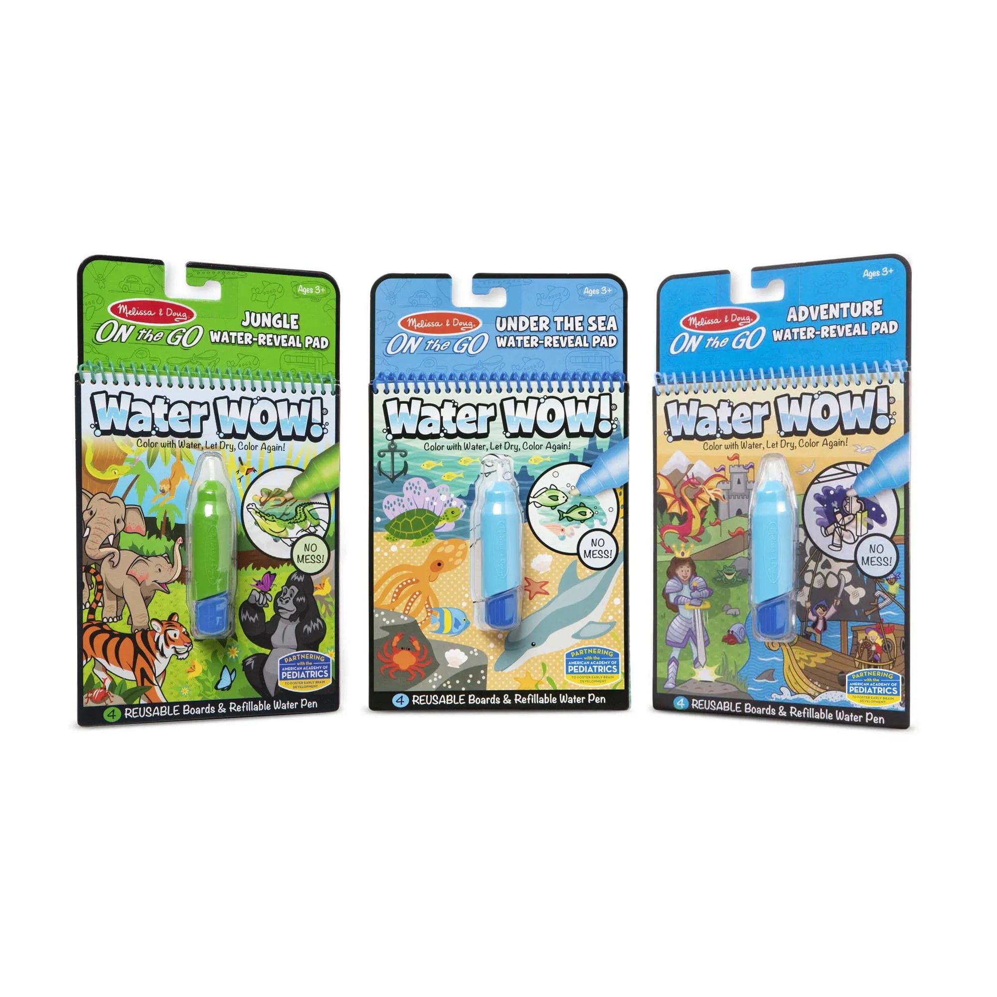 Melissa & Doug Water Wow Bundle Jungle Under the Sea Adventure