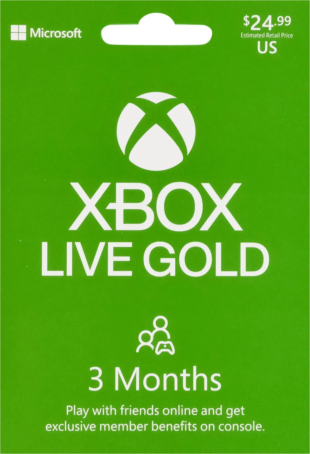 Live Gold Xbox Card