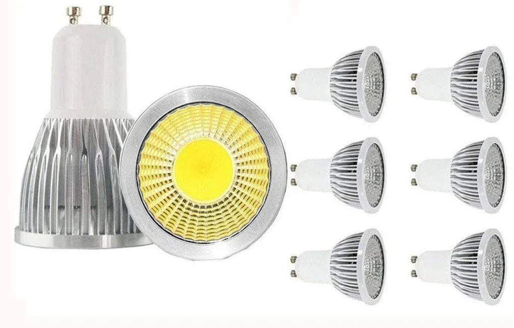 JKLcom GU10 LED Bulbs GU10 5W COB LED Bulbs GU10 Base 5W 110V 6000K Daylight ...