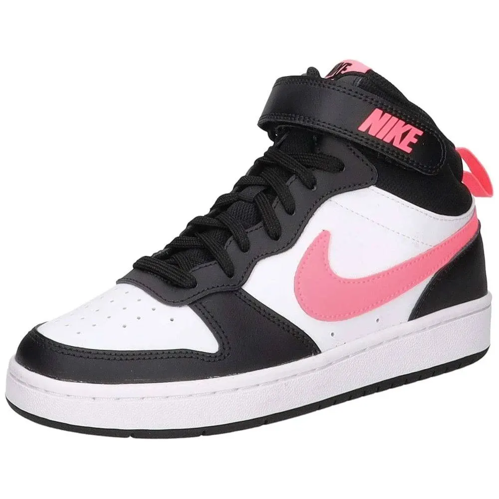 Nike (GS) Court Borough Mid 2 Black/Sunset PULSE-WHITE