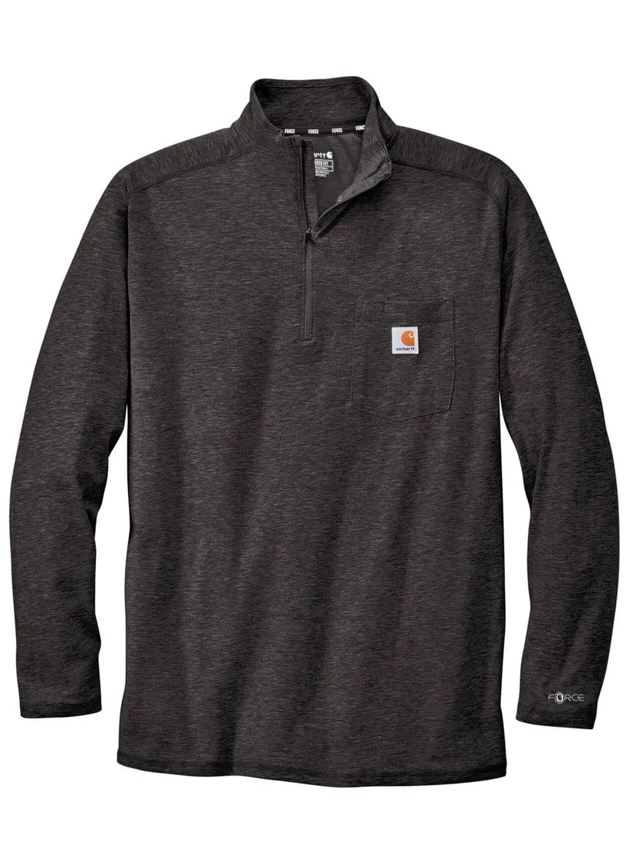 Carhartt Force Quarter-Zip Long Sleeve T-Shirt