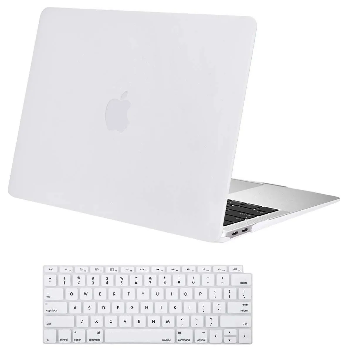 Mosiso Compatible with MacBook Air 13 inch Case 2022 2021 2020 2019 2018 Release A2337 M1 A2179 A1932 Touch ID Plastic Hard She