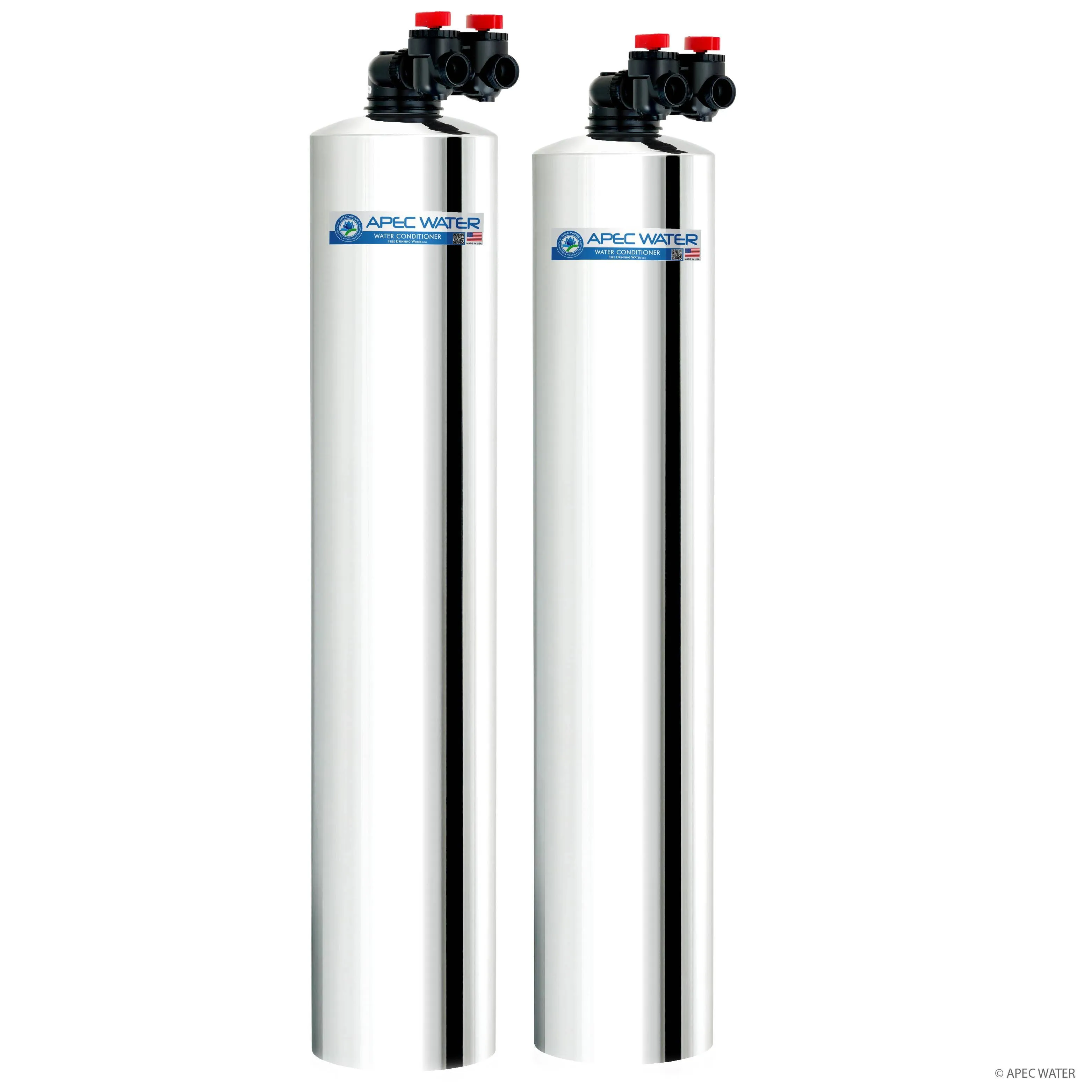 APEC Water Systems WHSOLUTION10 Premium 10 GPM Salt-Free Water Softener and Whole ...