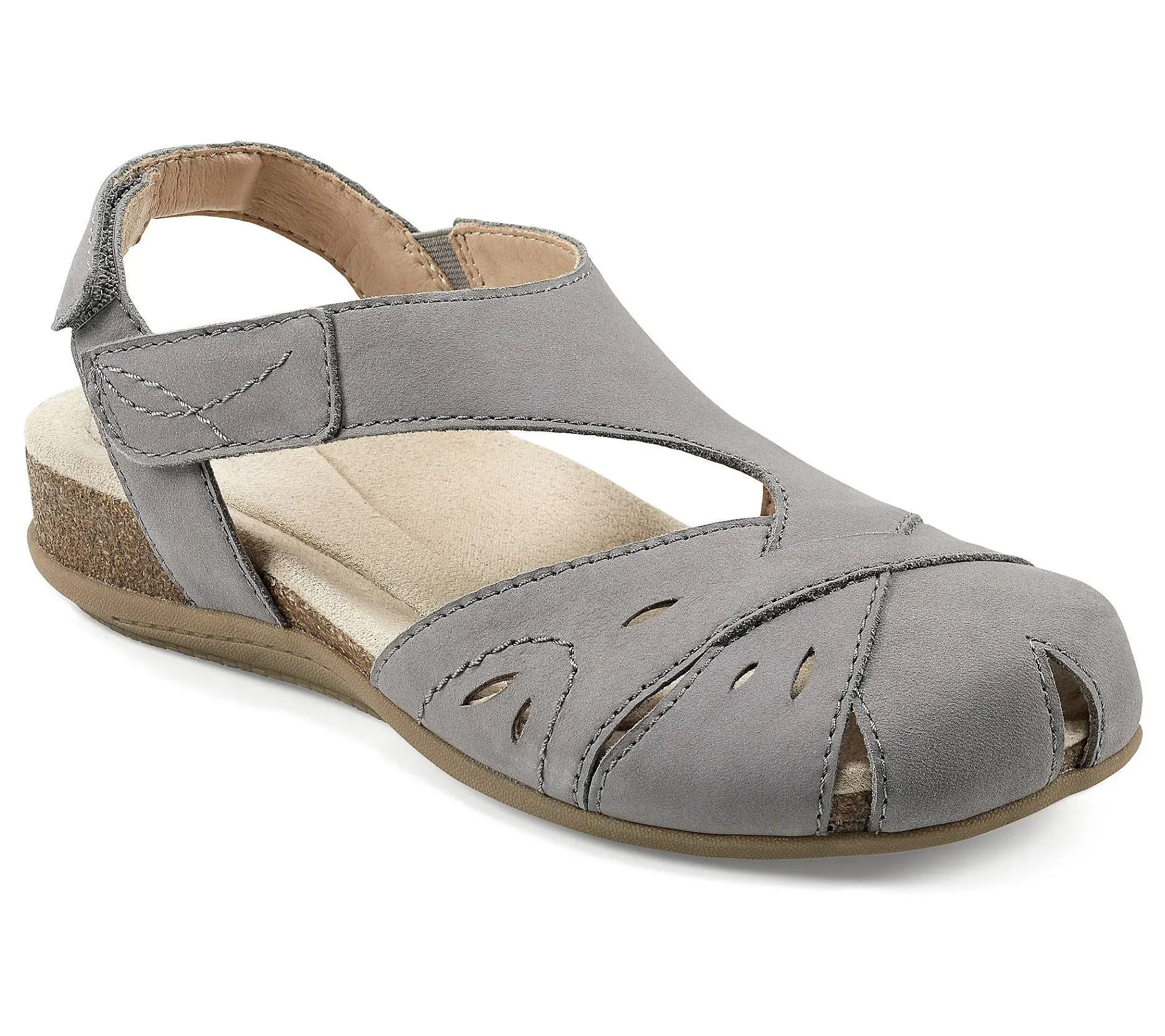 Earth Origins Women’s Birdine Leather Sandal I Casual, Slip Resistant, Everyday Sandals