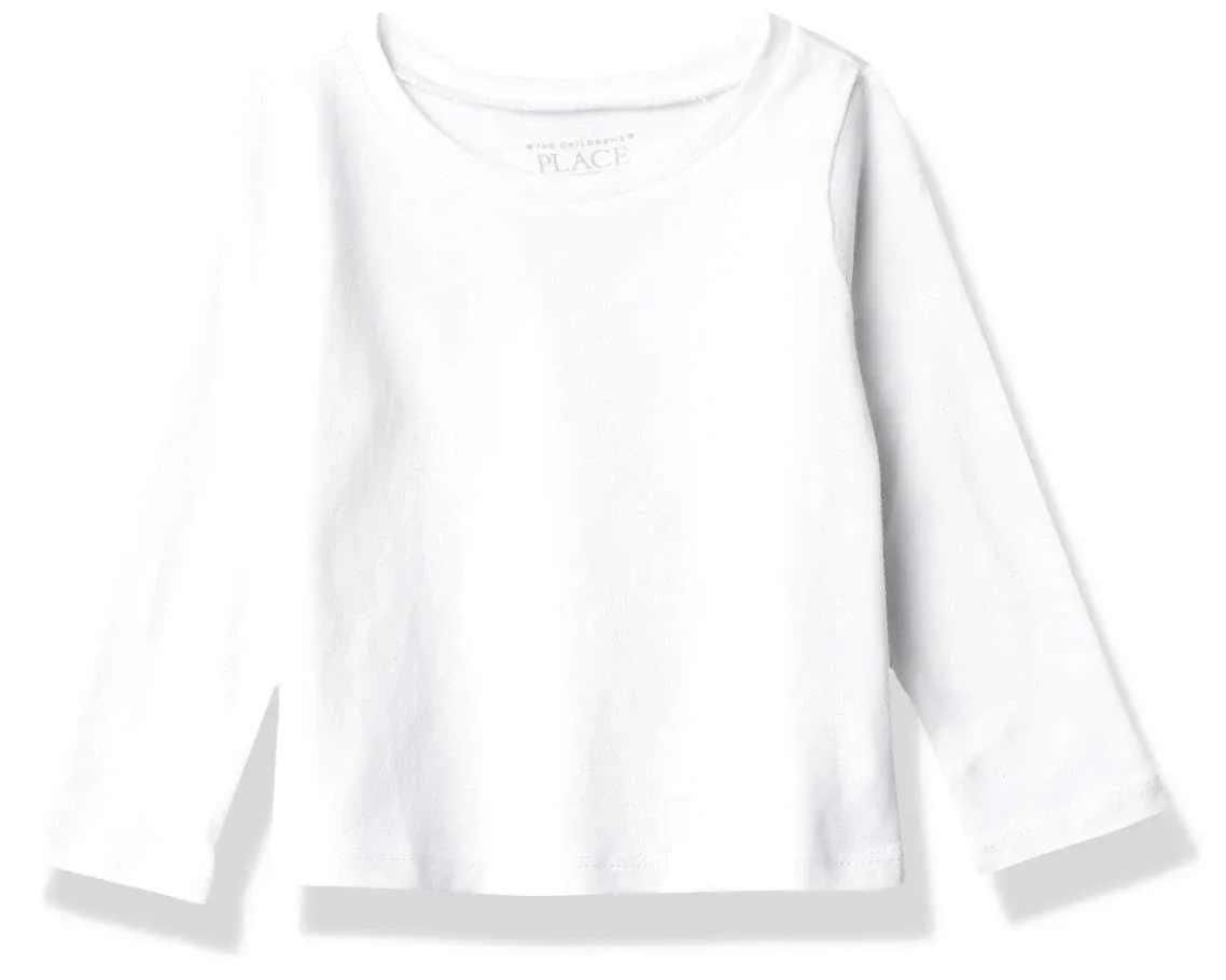 The Children's Place Girls Long Sleeve Basic Layering T-Shirt