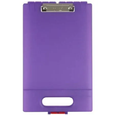 Dexas Clipcase Storage Clipboard with Handle, Purple