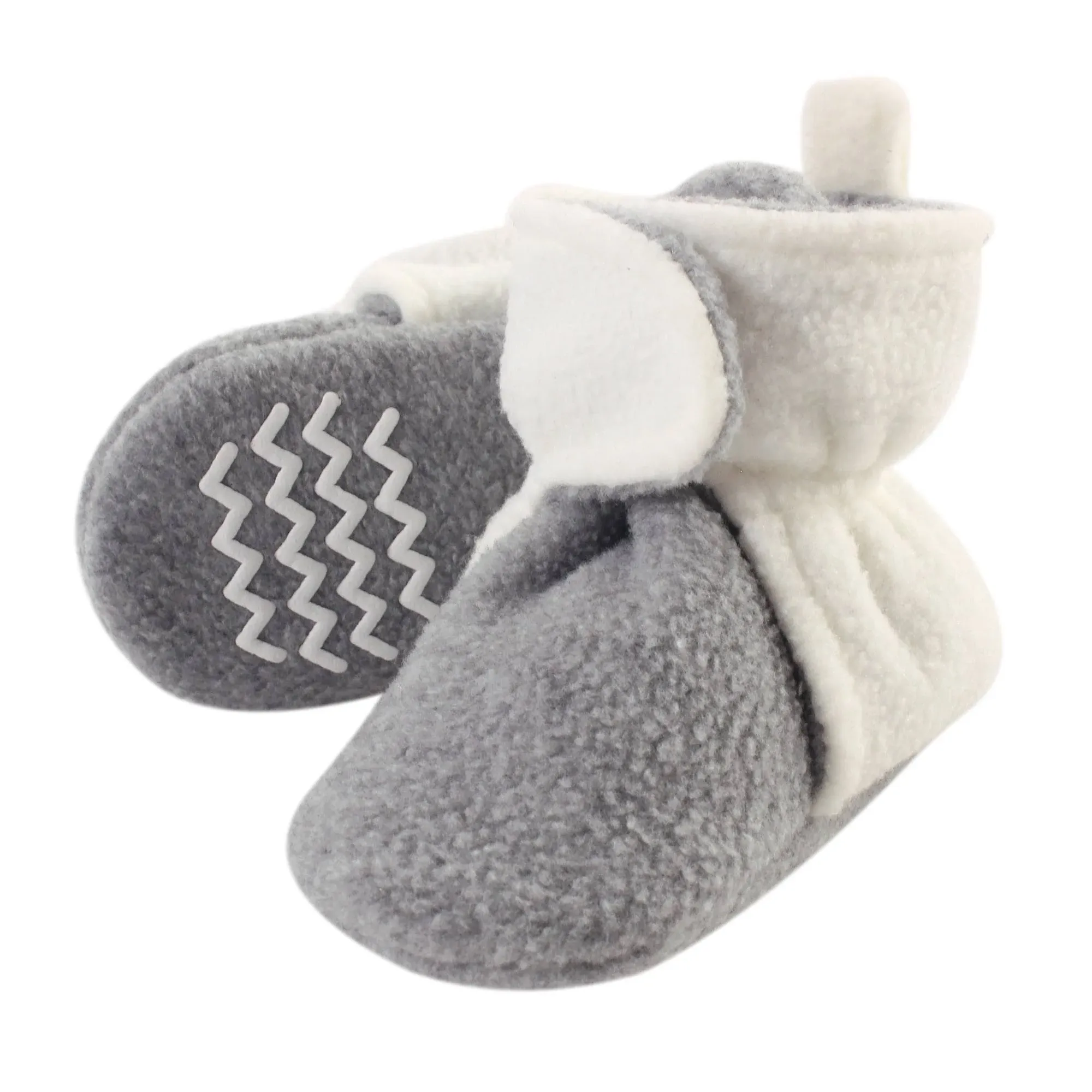 Hudson Baby Unisex-Child Cozy Fleece Booties Winter Accessory Set