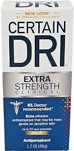 Certain Dri Antiperspirant Solid for Excessive Perspiration-1.7 Oz (Pack of 3)