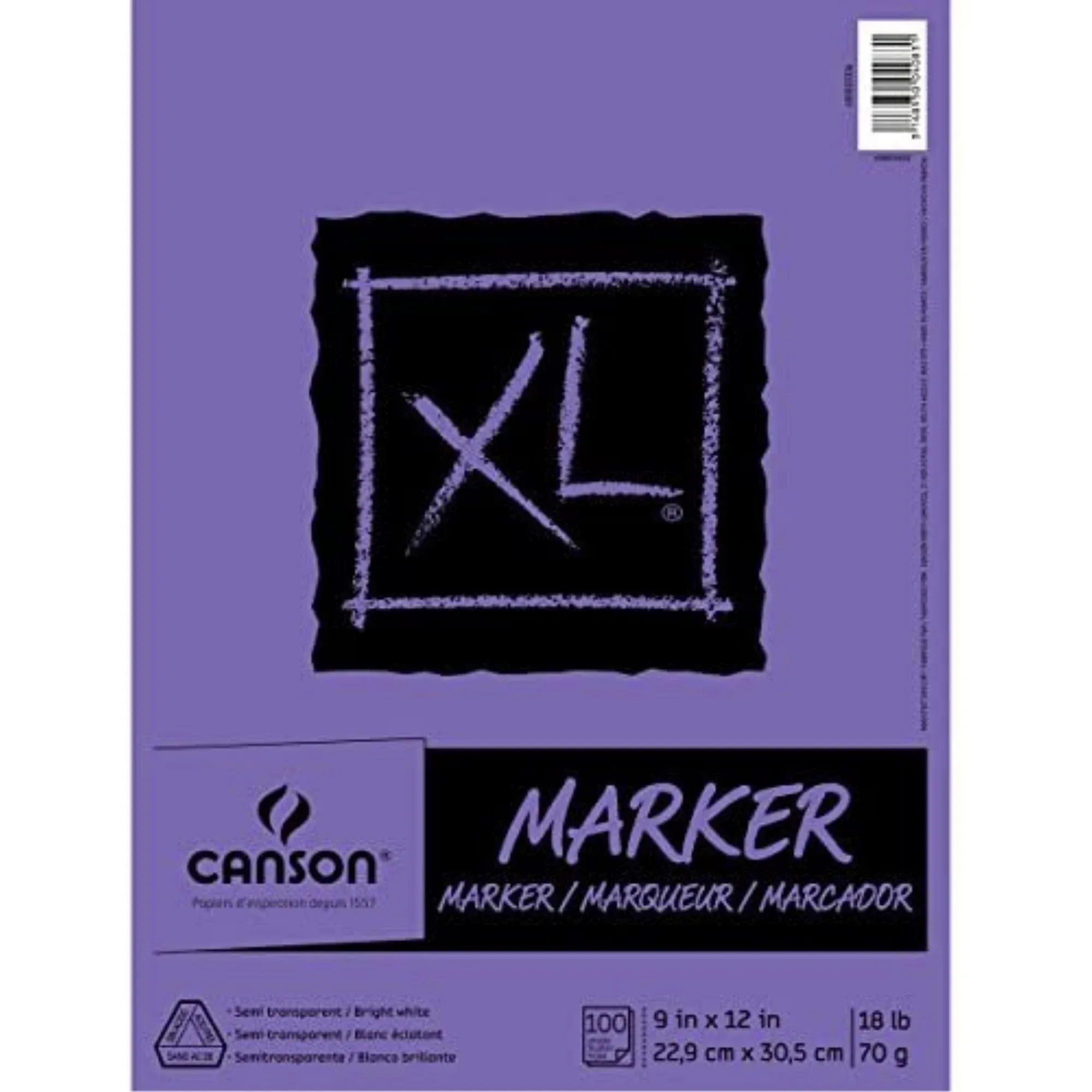 Canson XL Series Foldover Pad Marker Paper