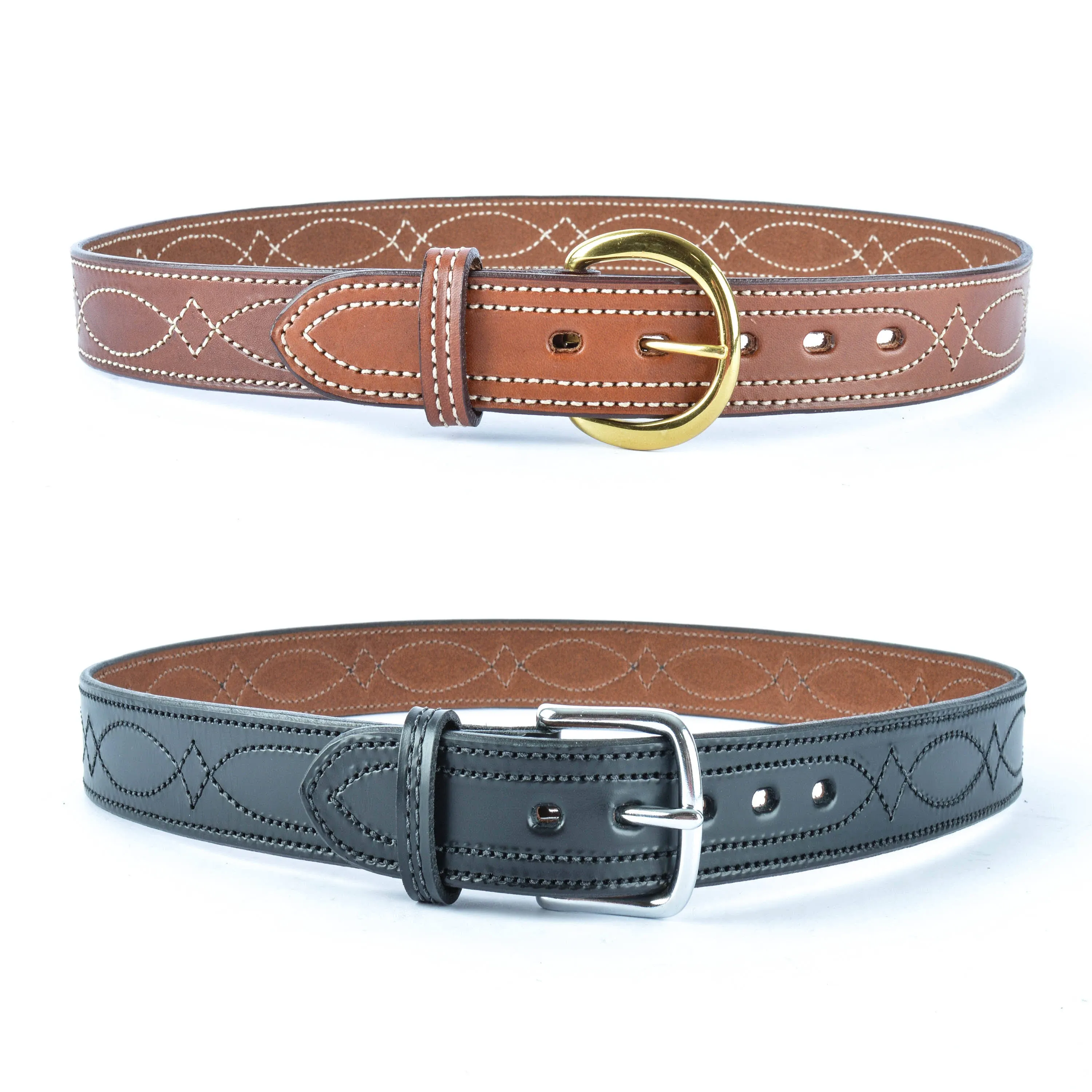 Bianchi B12 Reversible Fancy Stitched Belt