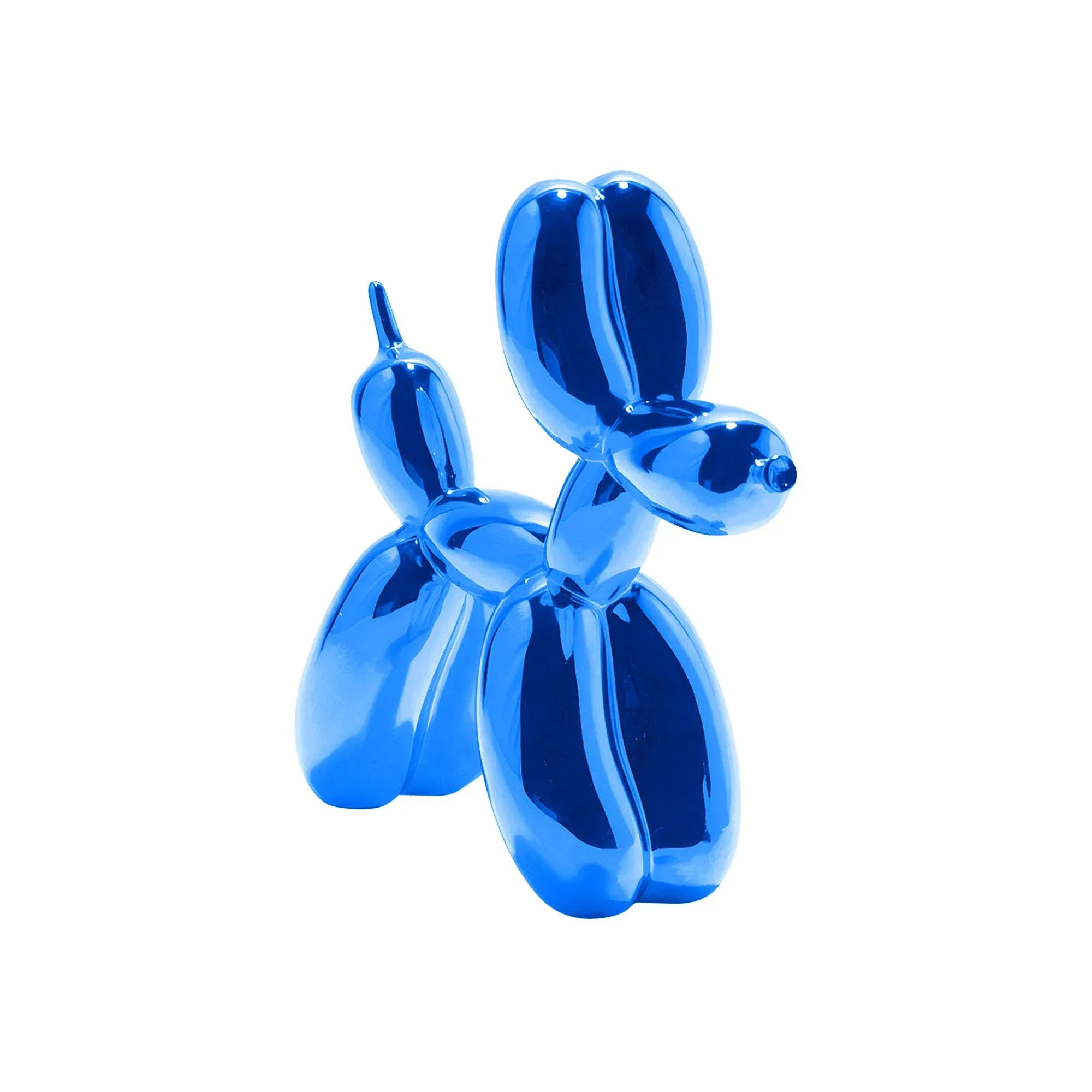 Balloon Dog (Indigo, Small) Modern Art Balloon Animal Sculpture Dog Lover Gift