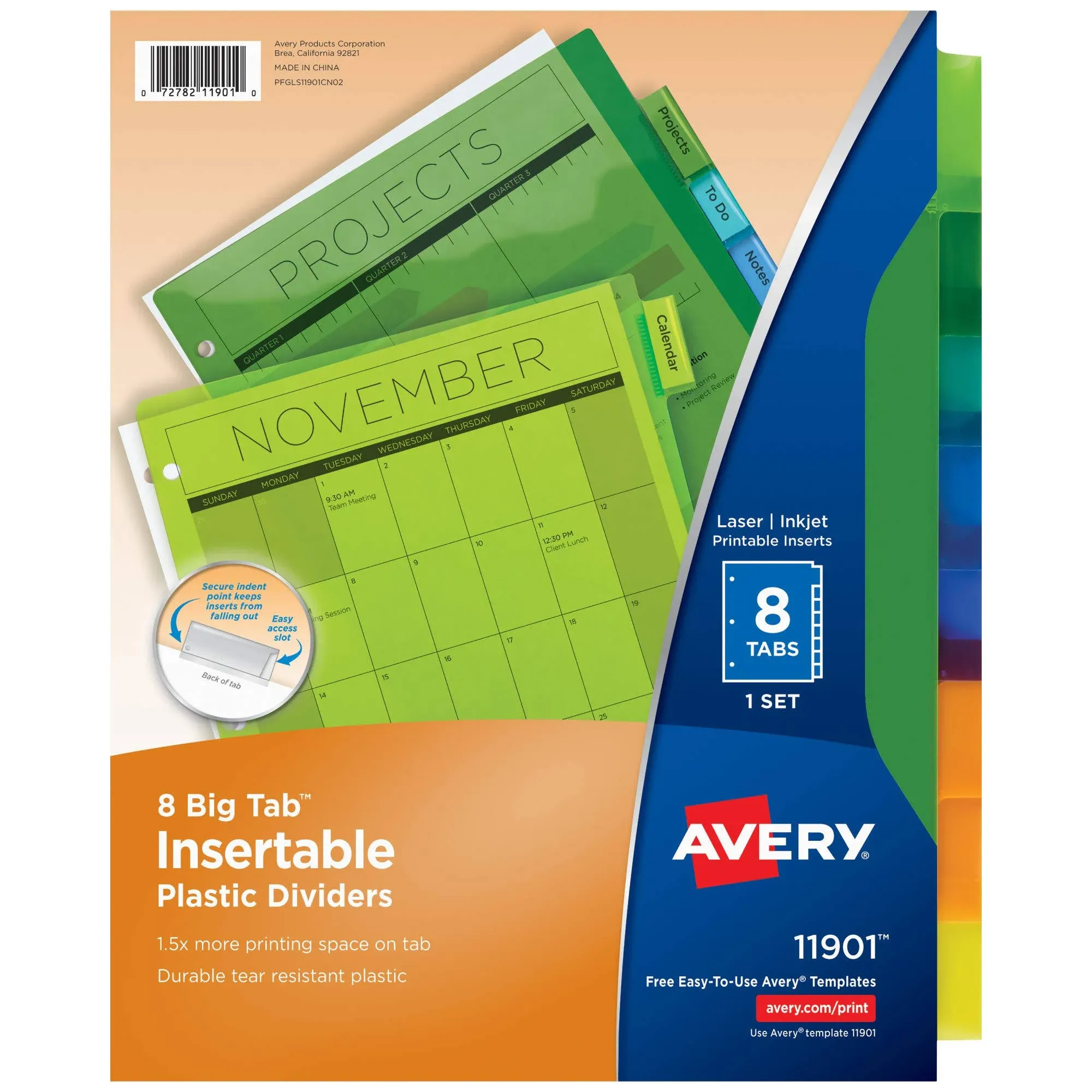 Avery Big Tab Plastic Dividers