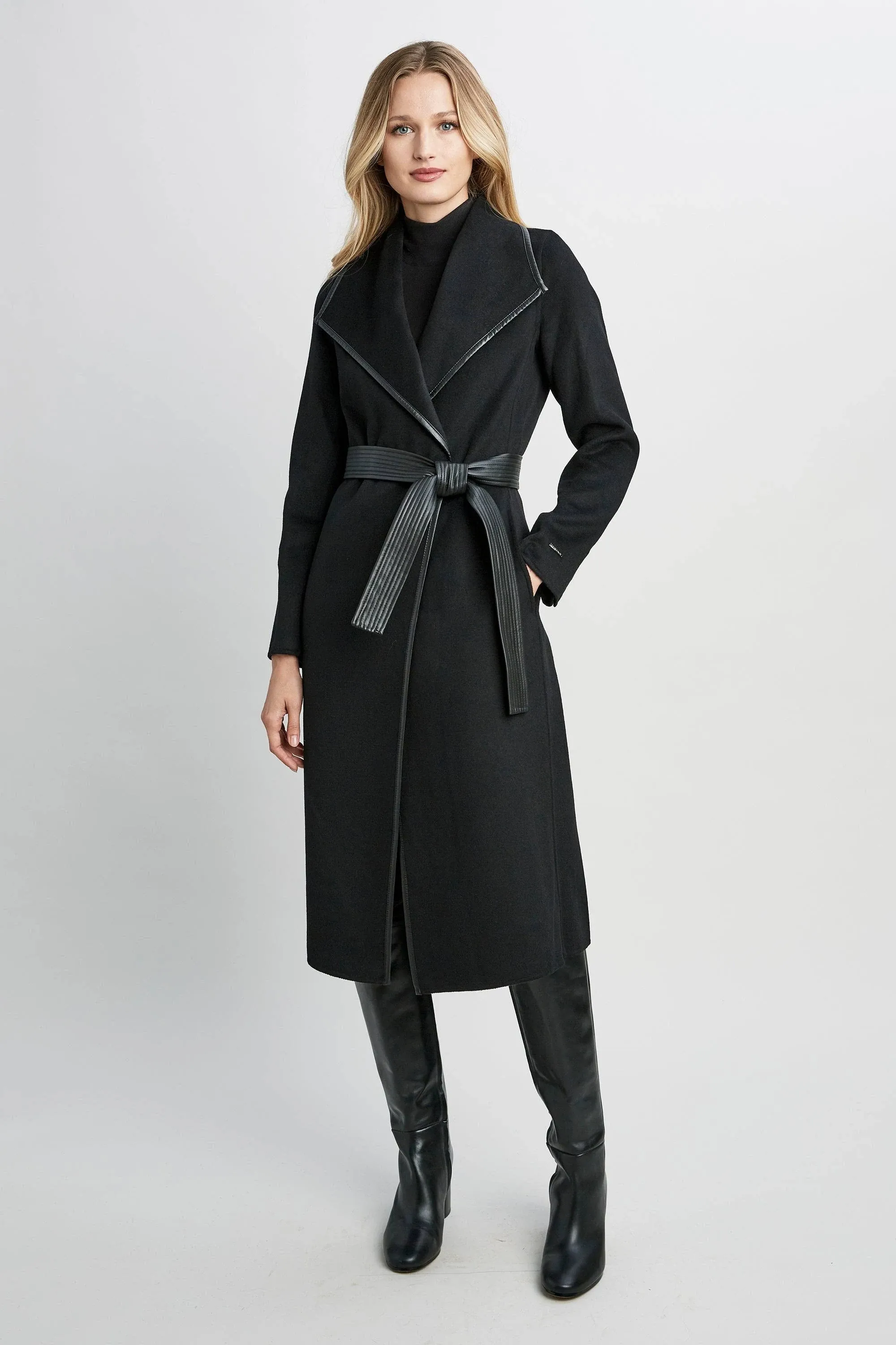 Tahari Wool-Blend Trench Coat Women's