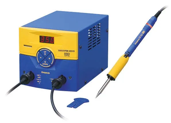 Hakko Soldering Station, Digital, ESD Safe, 2port FM203-01