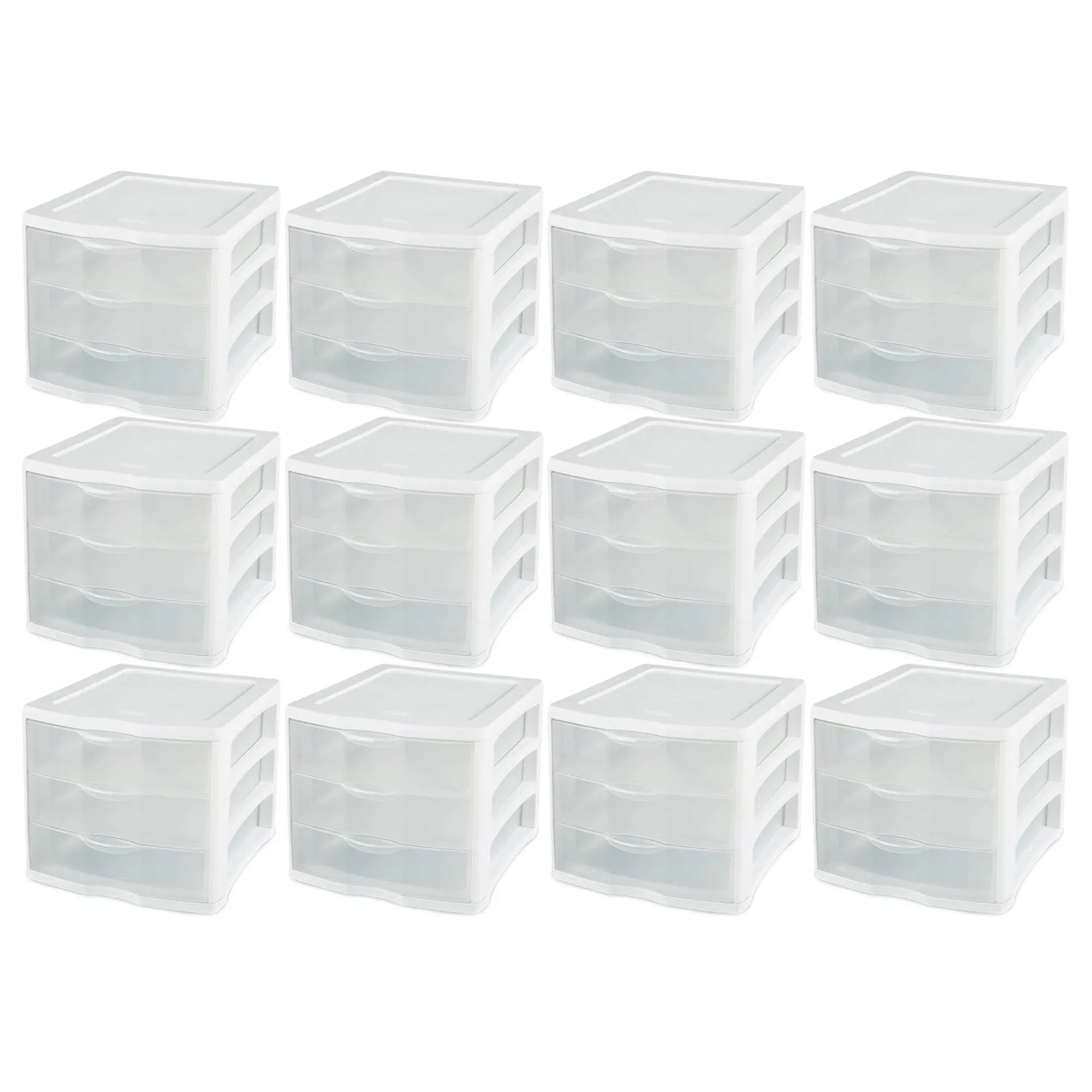 Sterilite Clearview 3 Storage Drawer Organizer