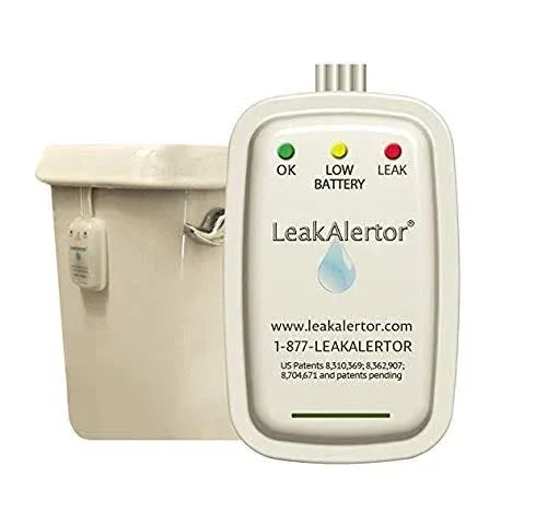 LeakAlertor 6000 Toilet Leak Detector – Installs in Seconds, No Tools Required/Detects Leaks, Running Toilets, and Other Problems That Cause High