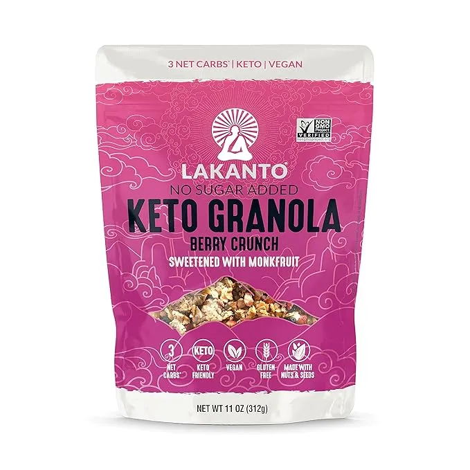 Lakanto Granola, Keto, Cinnamon Almond Crunch - 11 oz