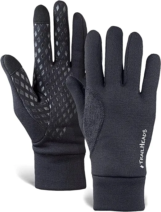 TrailHeads Men's Power Stretch Running Gloves