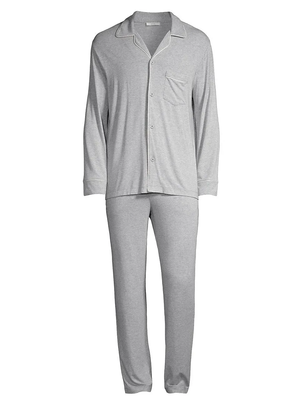 MEN'S WILLIAM 2-PIECE PIPED PAJAMA SET