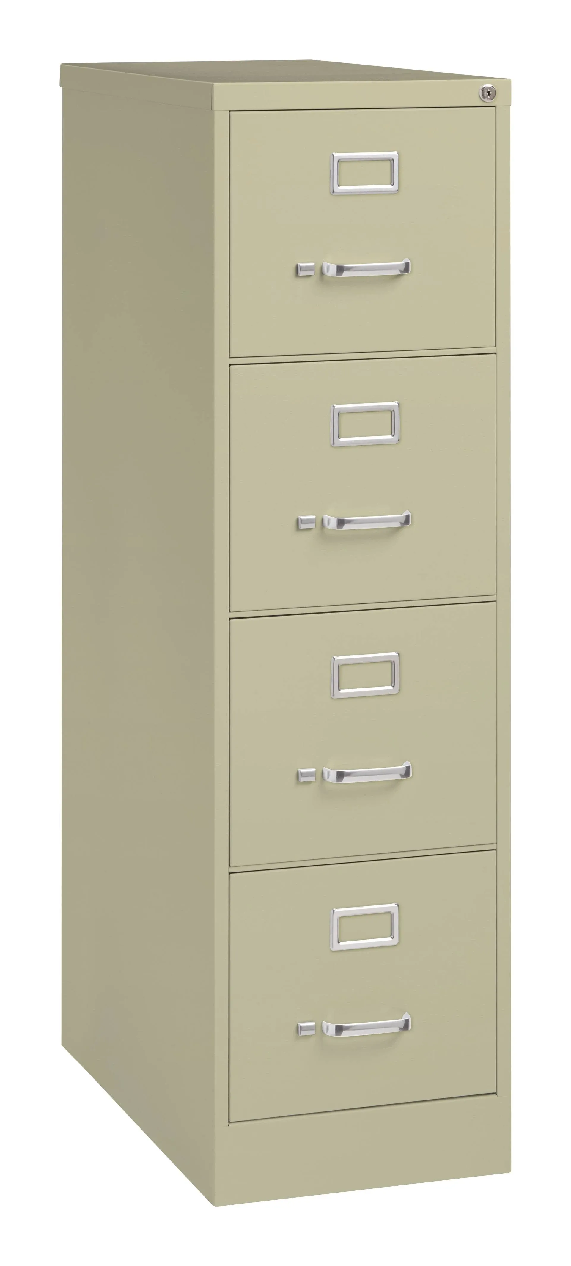 Hirsh 26.5-in Deep 4 Drawer Letter Width Metal Vertical File Cabinet Espresso