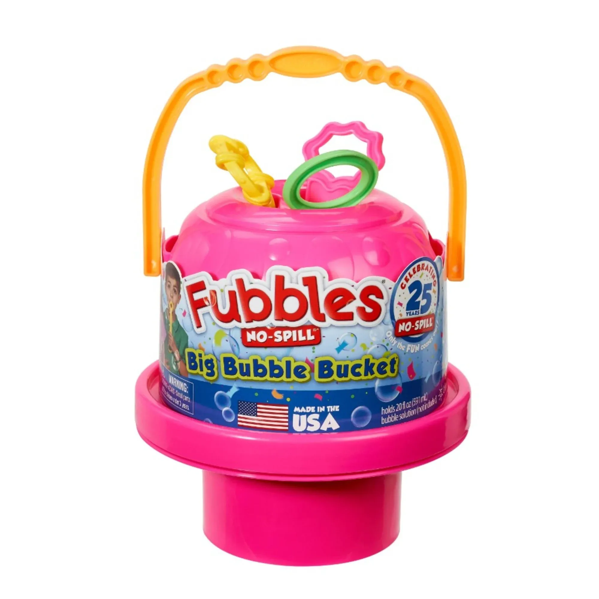 Little Kids - Fubbles No Spill Big Bubble Bucket Blue