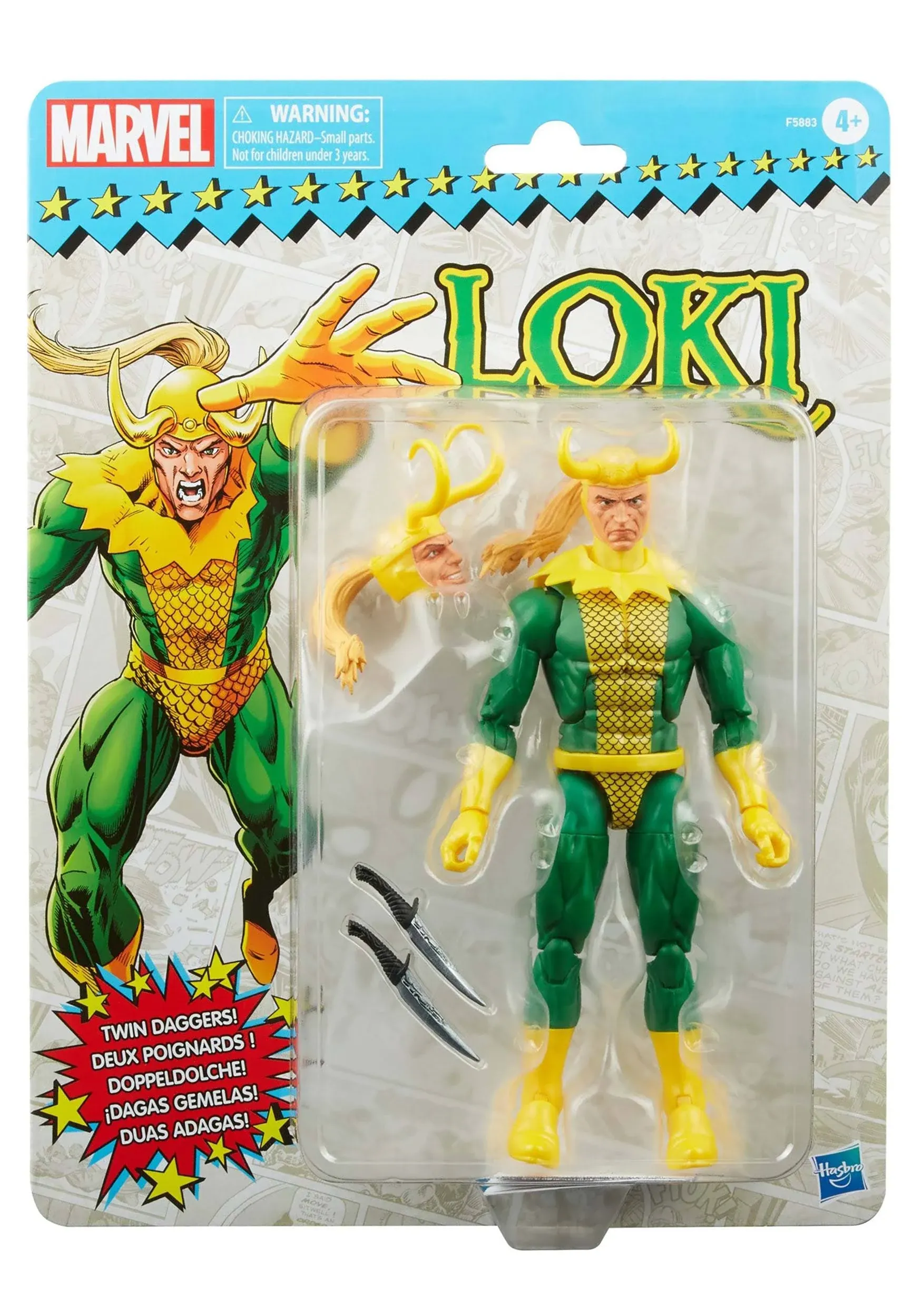 Marvel Legends Retro Loki 6 in Action Figure