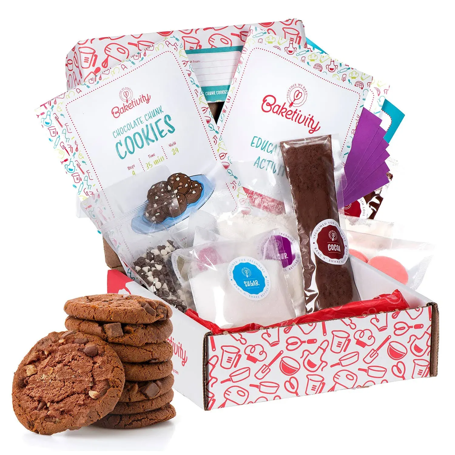 Baketivity Baking and Activity Kit - Chocolate Chunk Cookies