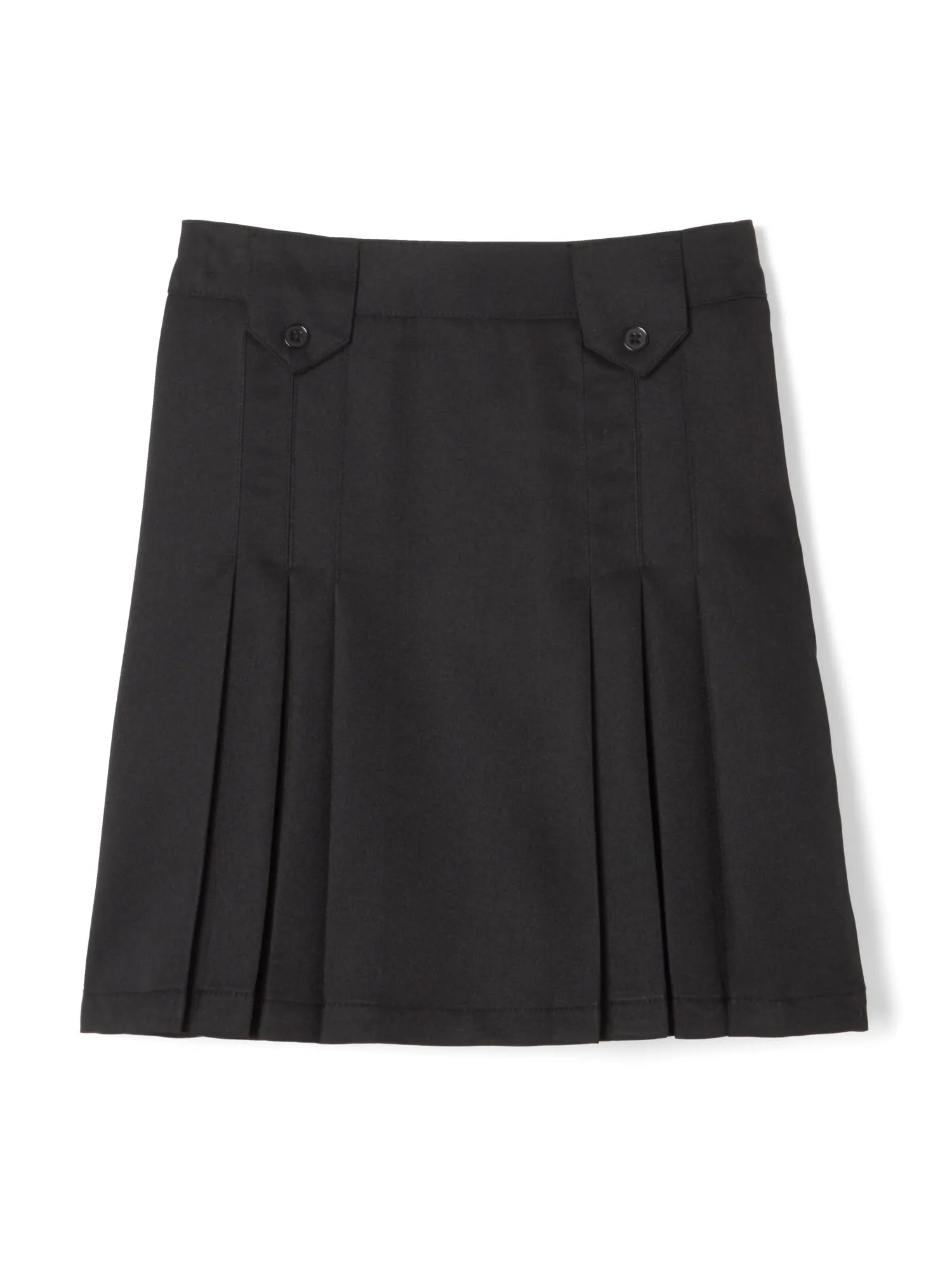 French Toast Girls' Front Pleated Skirt with Tabs