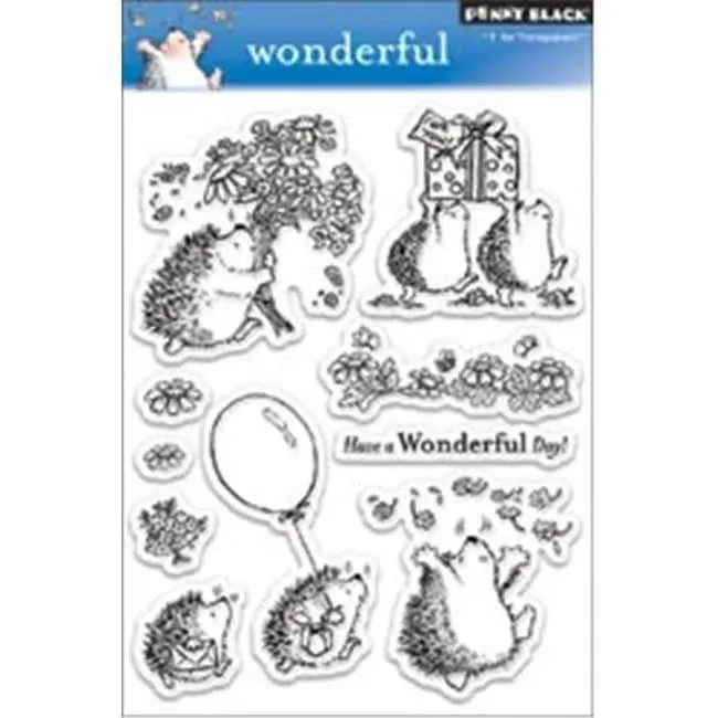 Penny Black PB30029  Clear Stamps 5&#034;X7&#034;-Wonderfu<wbr/>l