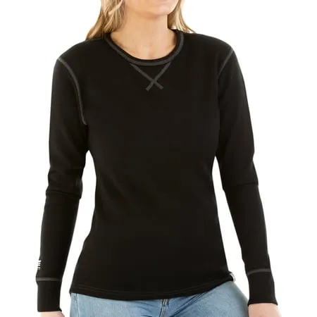 Meriwool Women's Merino Wool Heavyweight Base Layer Shirt