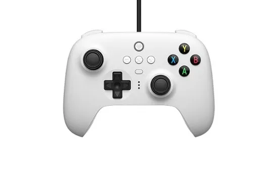 8Bitdo Ultimate Wired Controller, USB Wired Controller for PC Windows 10, Android, Steam Deck, Raspberry Pi and Switch (White)