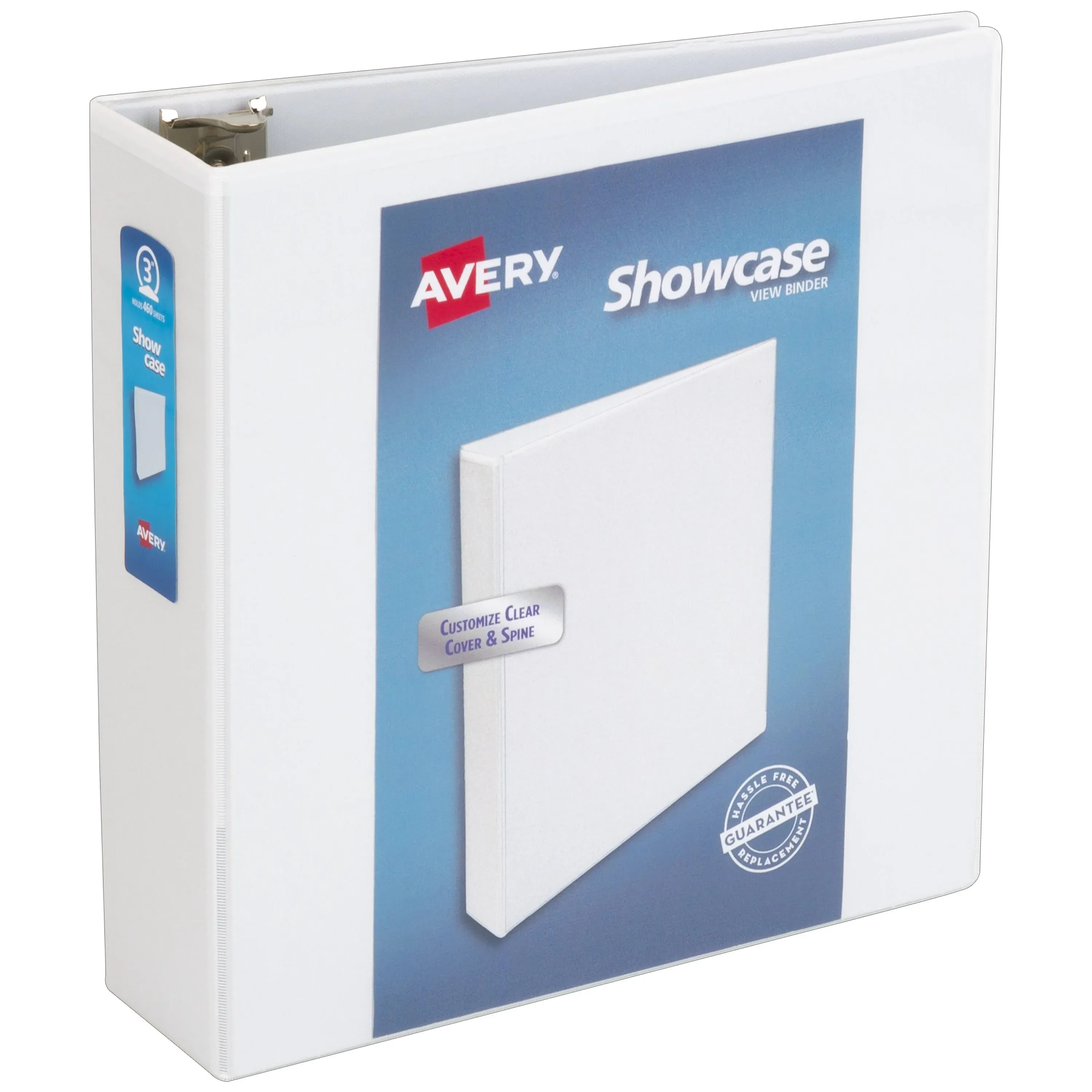 Avery Showcase Economy View Binder with Round Rings, Black