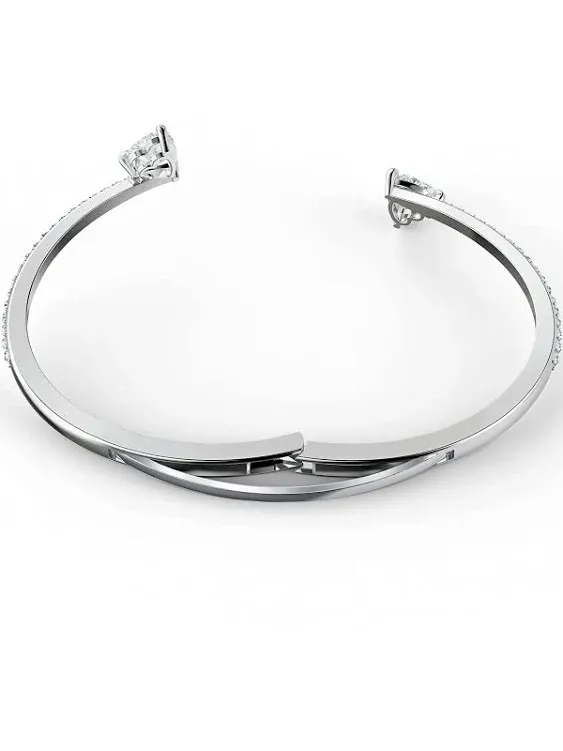 Swarovski Attract Soul Bangle Heart, White