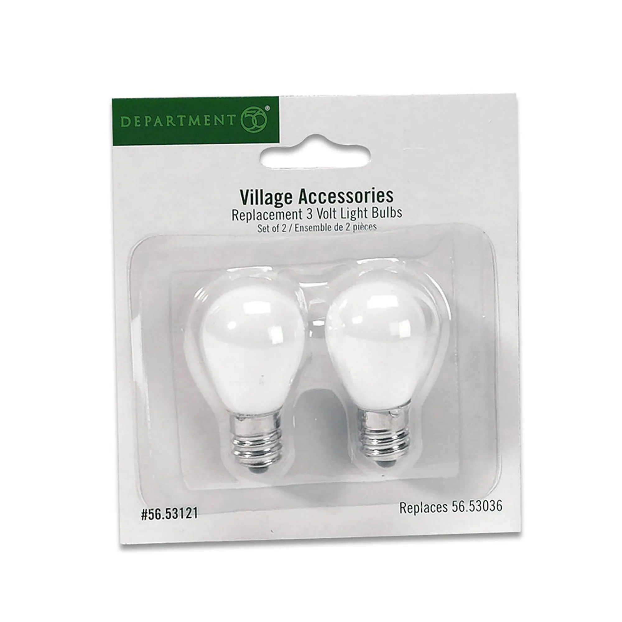 Department 56 Replacement 3 Volt Light Bulb, Set of 2