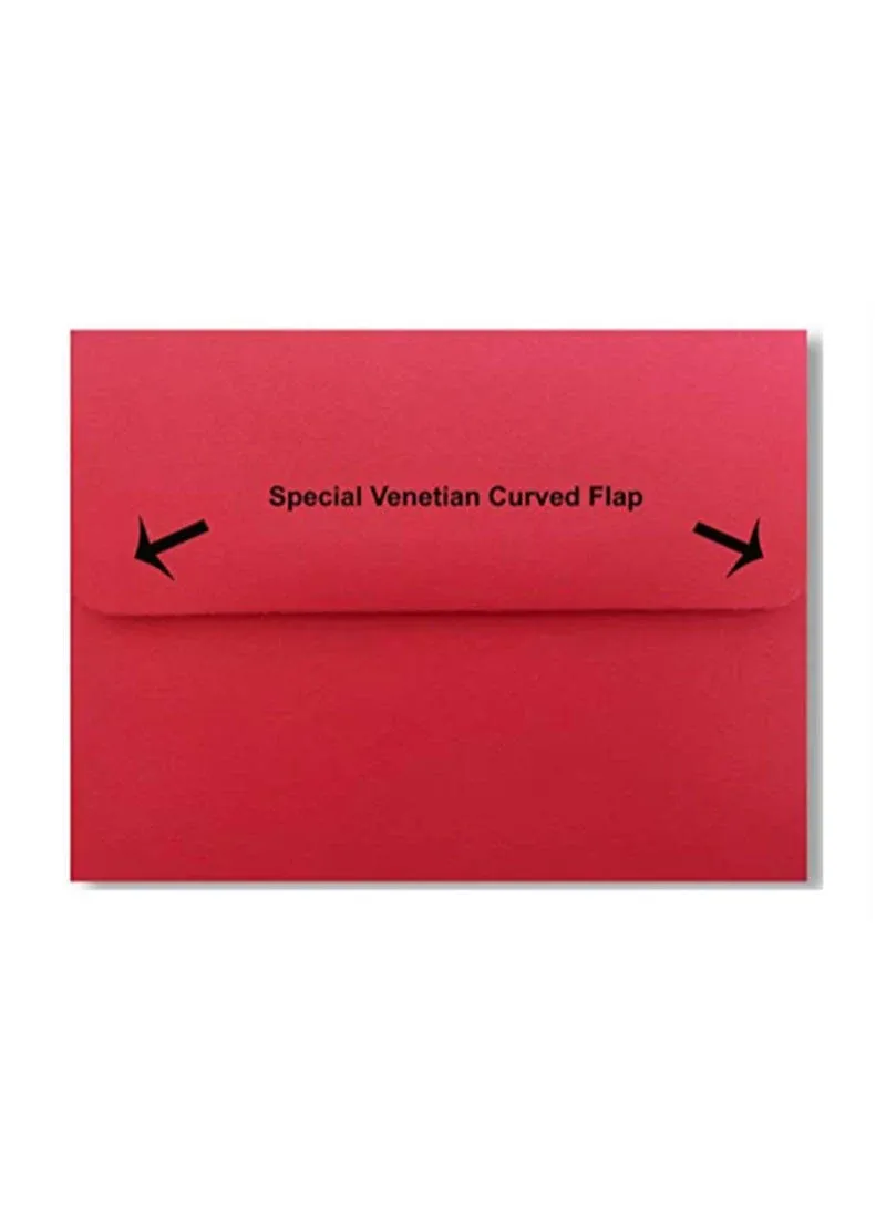 Holiday Red 100 Boxed A7 Envelopes for 5 x 7 Invitations Announcements from The ...